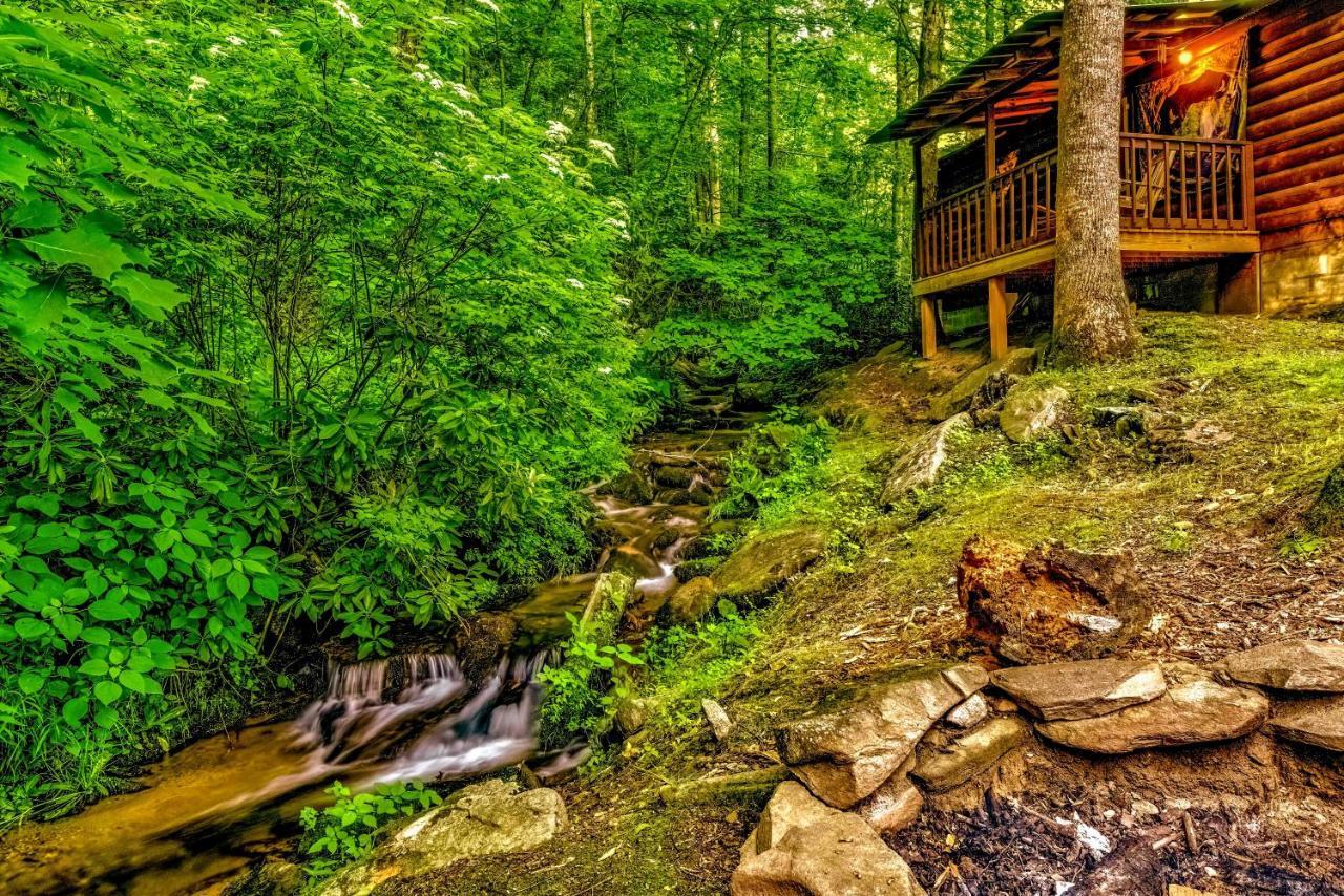 Panther Creek Cabins Cherokee Exteriör bild